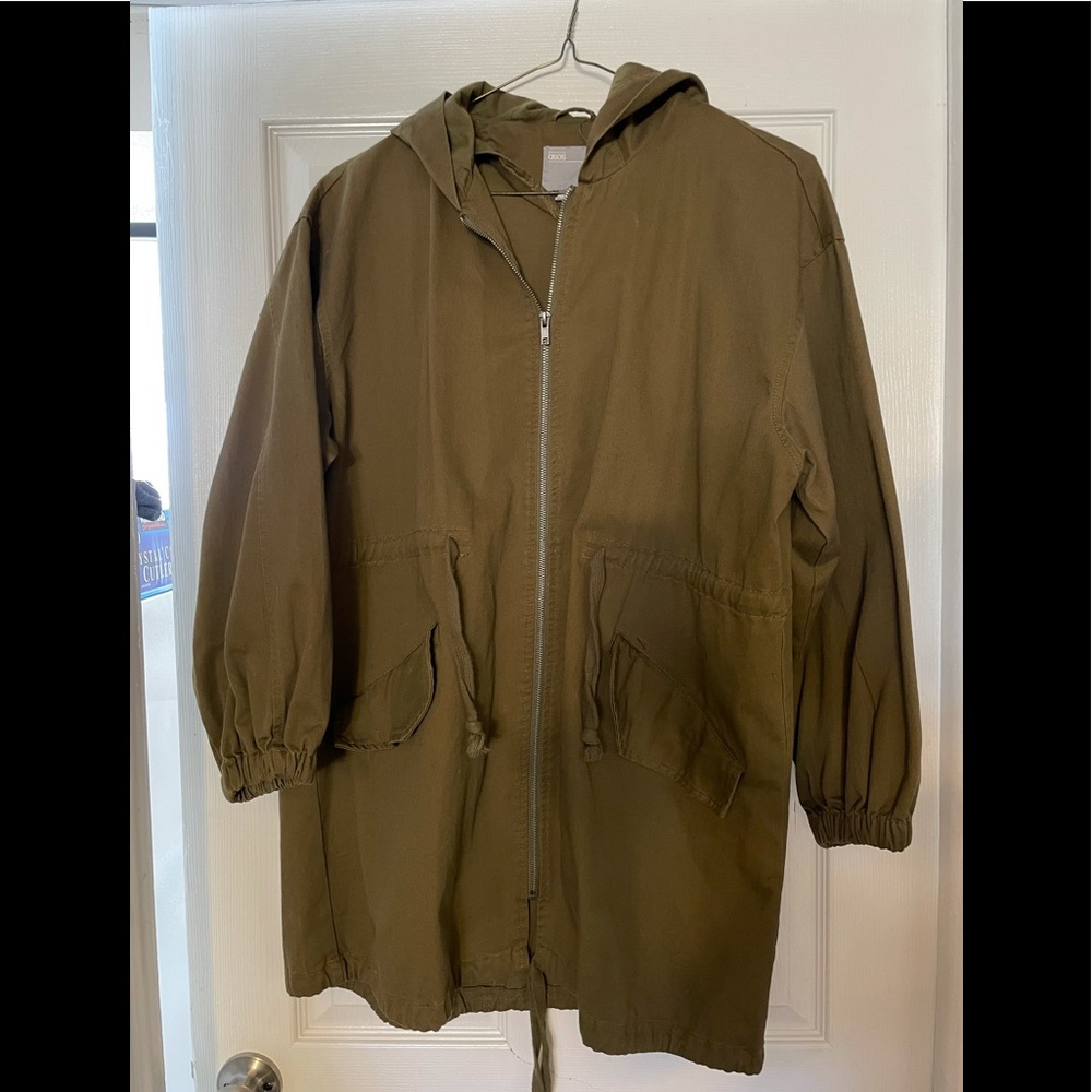 ASOS oversized hooded jacket